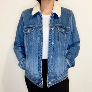 Sherpa Lined Denim Jacket